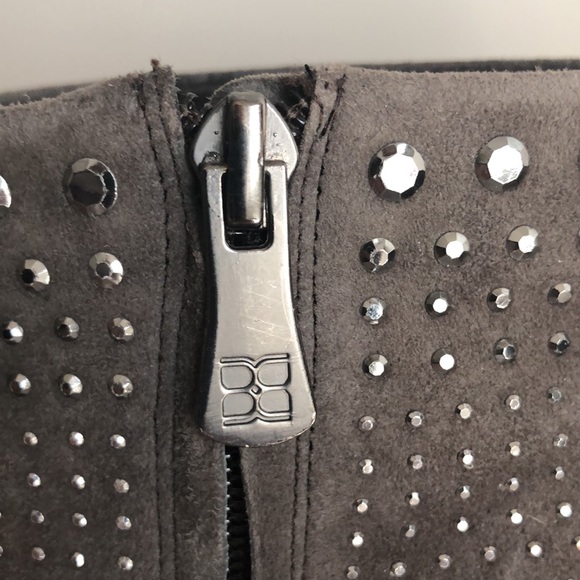 Studded suede ankle boots - Picture 12 of 12